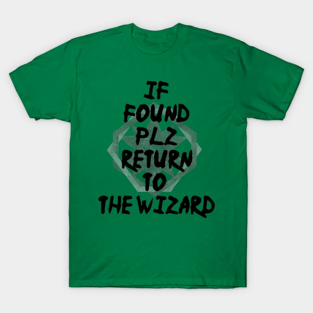 Please return to the wizard T-Shirt by BoredisSam